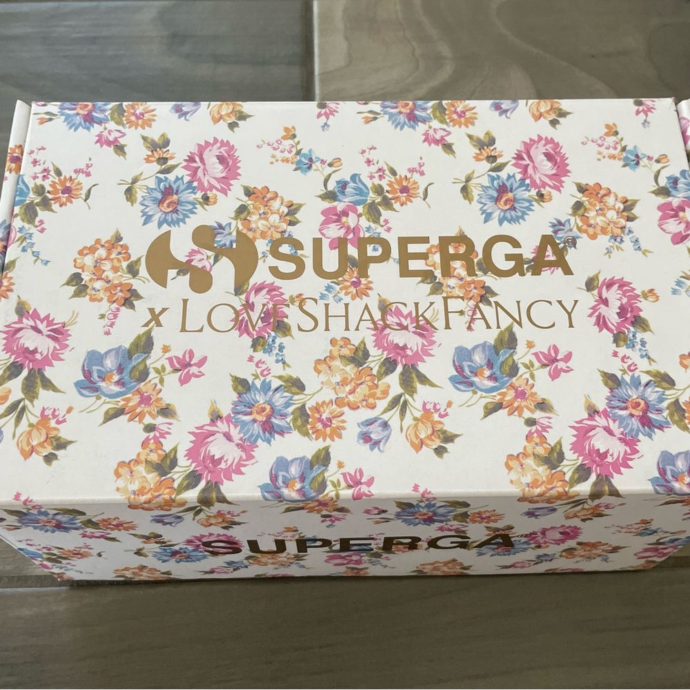 3 LOVESHACKFANCY Superga Sneakers Boxes